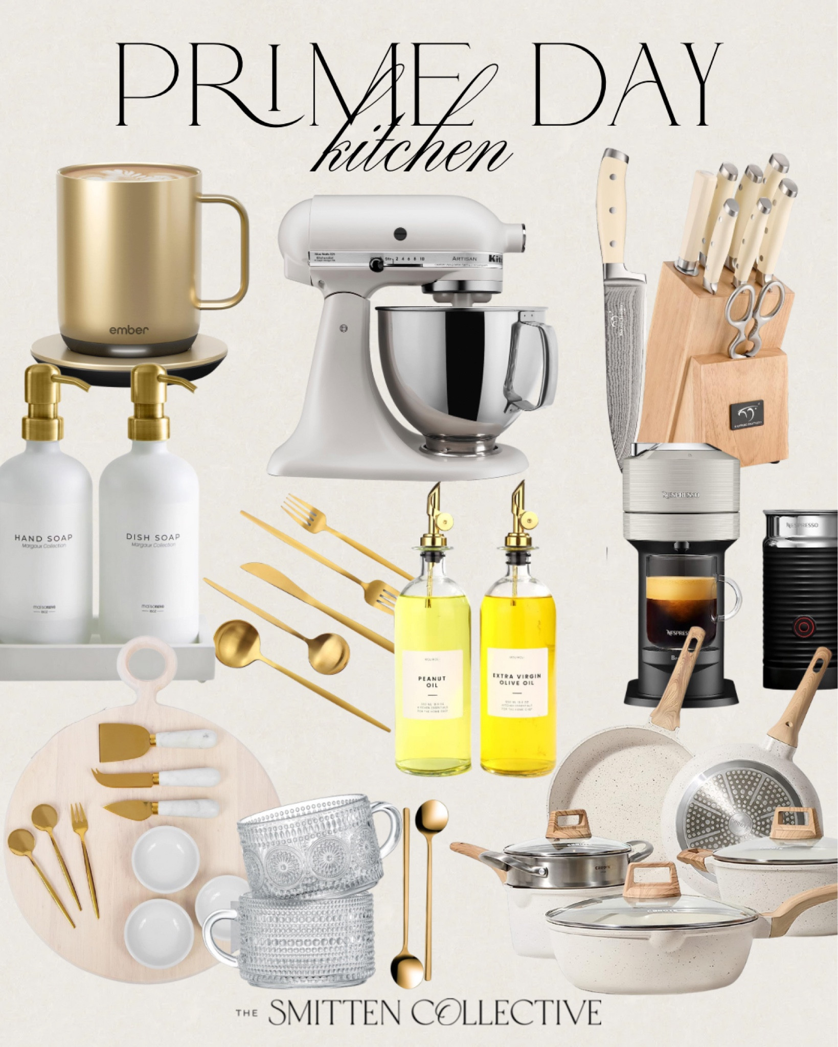 All the kitchen styling, gadgets, decor, and everyday staples on sale for Amazon Prime Day! The Ember coffee mug is a must!

KitchenAid, knife set, cookware, servingware, gold flatware, Nespresso

#LTKhome #LTKxPrimeDay #LTKsalealert