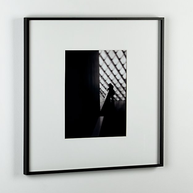 gallery carbon 11x14 picture frame | CB2