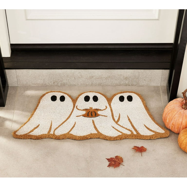 Outdoor Mats for Front Door with Halloween Ghost Design, Stylish Front Door Mat Outside Entrance,... | Walmart (US)