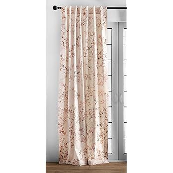 Maison d' Hermine Curtain 100% Cotton 50"x96" Curtains 1 Panel Easy Hanging with a Rod Pocket & L... | Amazon (US)