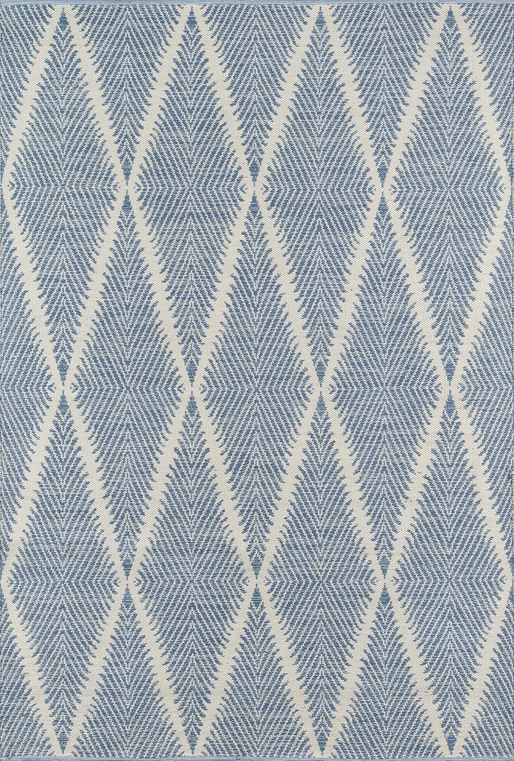 Erin Gates by Momeni River Beacon Denim Hand Woven Indoor Outdoor Area Rug 7'6" X 9'6" | Amazon (US)