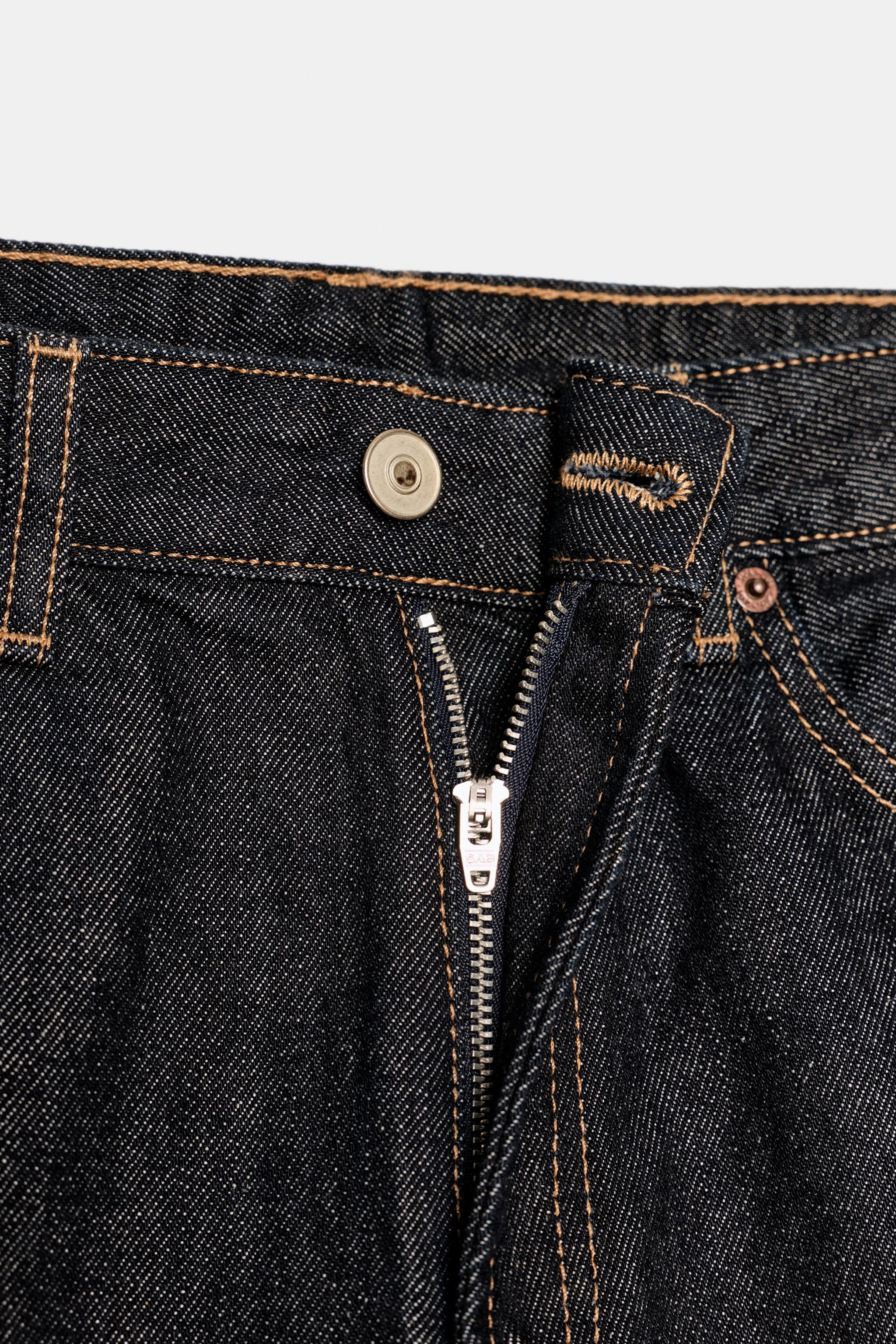 TRF BAGGY FOLDED MID-RISE JEANS | Zara US