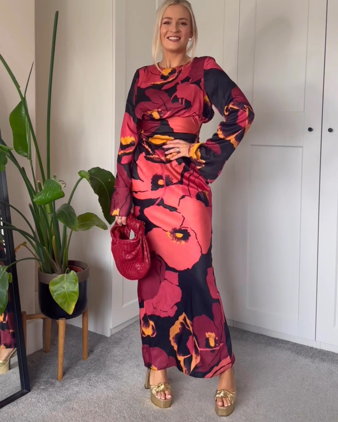 Autumn wedding guest dress