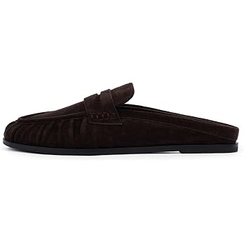 QIY Mules for Women 2026 Comfortable Womens Loafers | Slingback Flats for Women, Ruched Toe Backl... | Amazon (US)