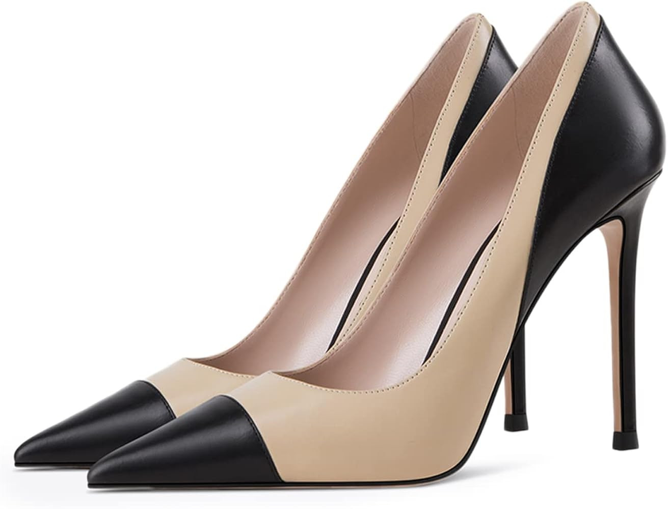 YDN Women Pointed Toe Fashion Patchwork Pumps Sexy Stiletto High Heels Party Dress Prom Shoes Siz... | Amazon (US)