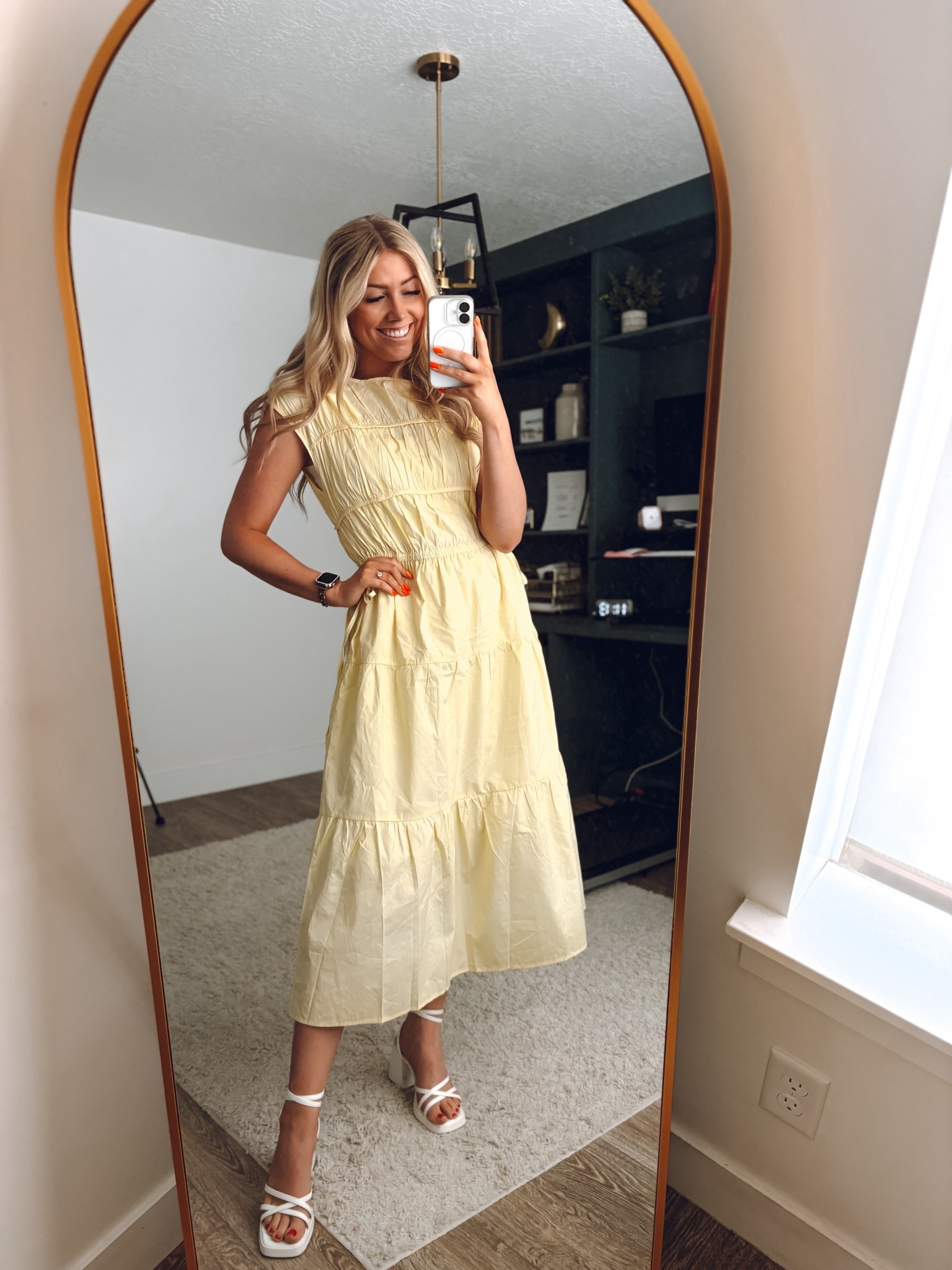 loooving this dress! more colors! 
Wearing usual size M

| church outfit | yellow dress | amazon dress 

#LTKSeasonal #LTKWorkwear #LTKFindsUnder100