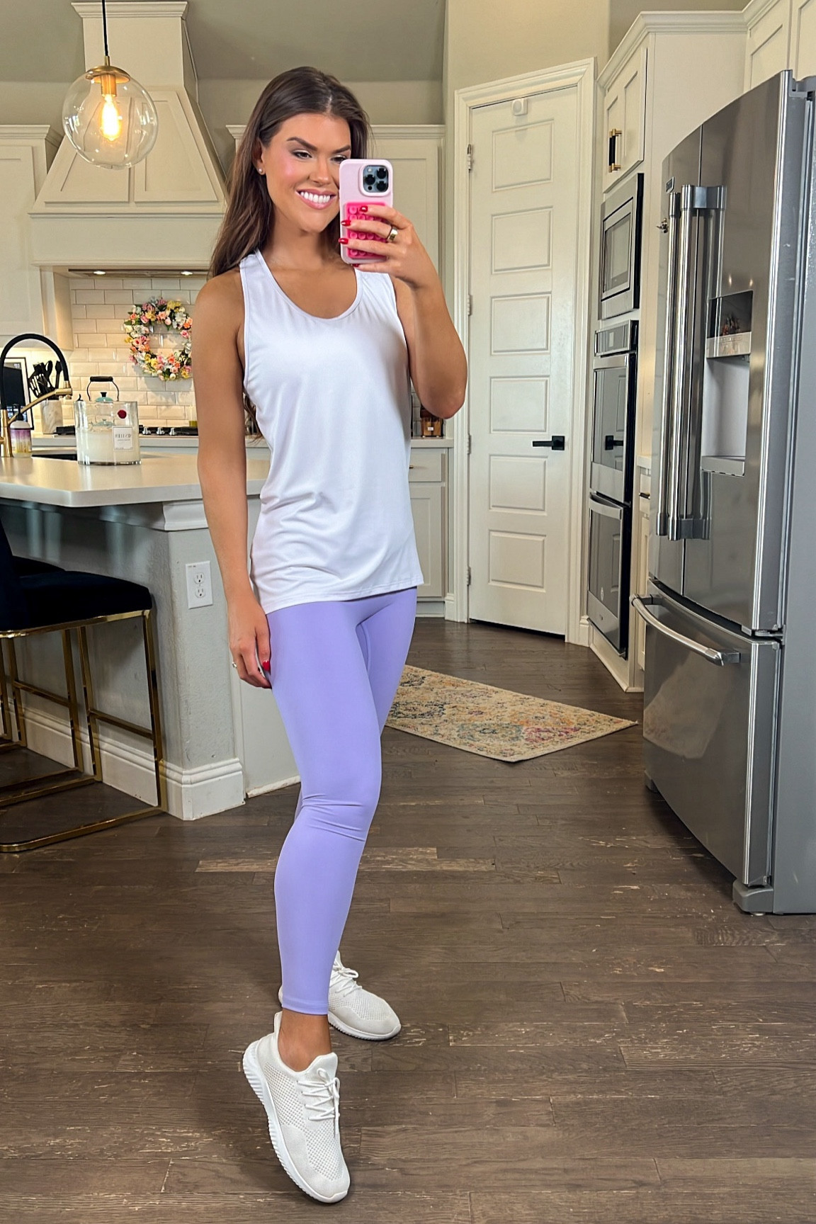 Great fitness basics from Amazon!!

Wearing a medium in the tank and small in leggings  

#LTKstyletip #LTKfitness #LTKActive