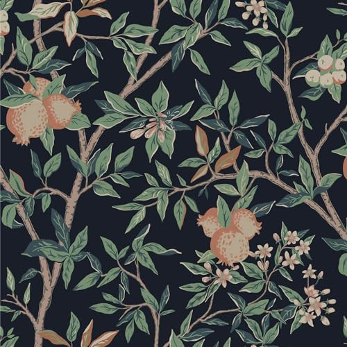 Heroad Brand 16.1"x393" Pomegranate Tree Contact Paper Trees Peel and Stick Wallpaper Thicken Contact Paper for Cabinets Waterproof Removable Vintage Wallpaper Self Adhesive Decoration Paper for Walls | Amazon (US)