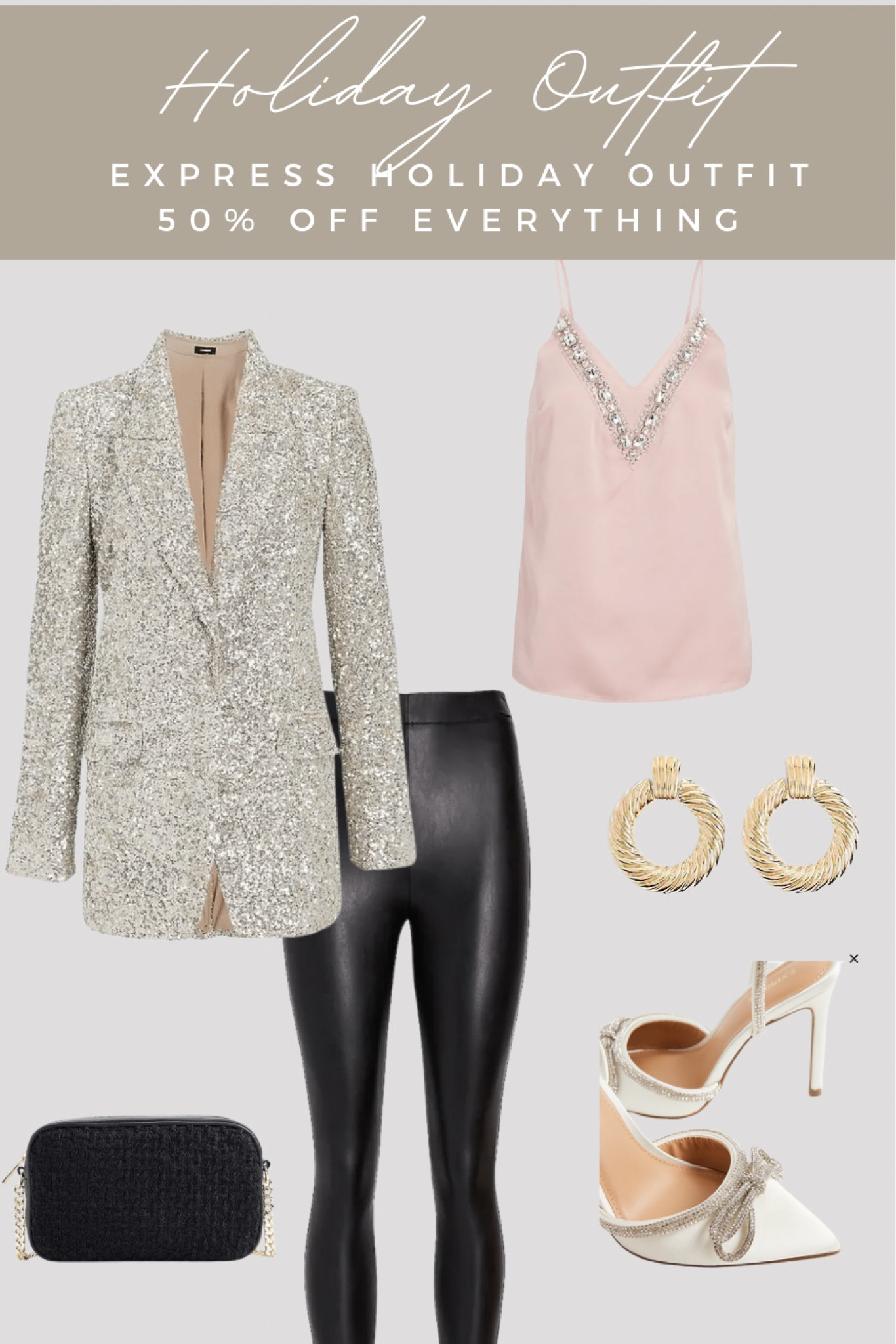 Holiday outfit, holiday work party, women’s holiday outfit, 50% off sale at express, holiday outfit for women, holiday party, holiday clothes #holidayoutfit #holidayoutfits #holidayparty 

#LTKHoliday #LTKSeasonal #LTKsalealert