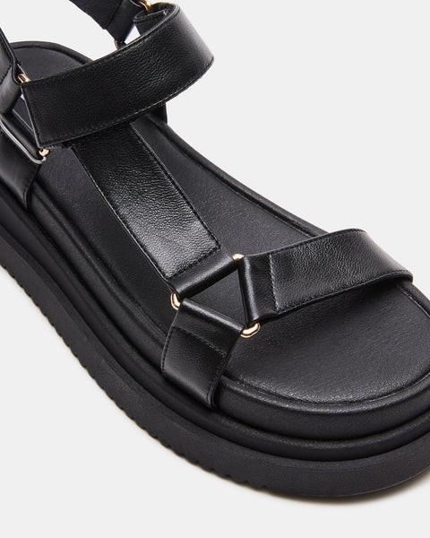 MATINA BLACK LEATHER | Steve Madden (US)