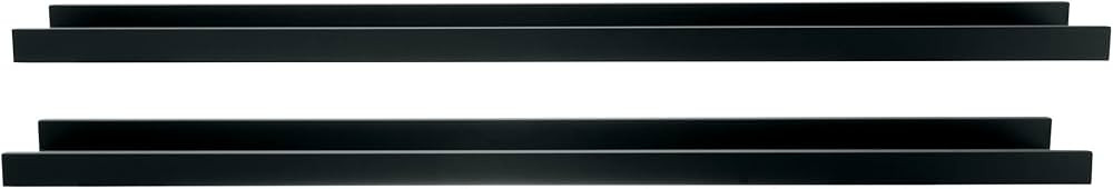 Kiera Grace Set of Two Edge Simple & Classic Decorative Engineered Wood Floating Wall-Mounted Pic... | Amazon (CA)