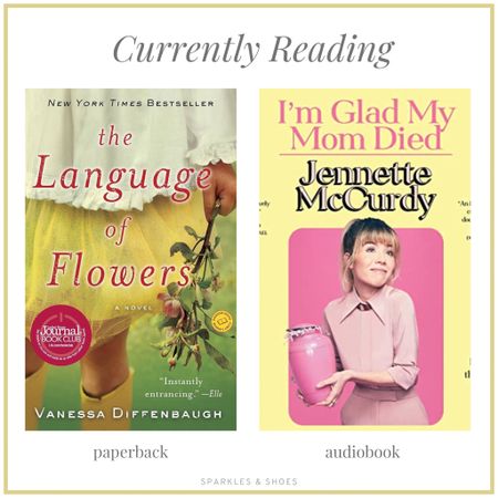 I’m determined to finish the Language of Flowers which has been on my nightstand for months and despite the title am really enjoying I'm Glad My Mom Died by 
Jennette McCurdy. I never watched icarly but it’s very well written and half way through I can see why it’s the #1 Best Seller in Dysfunctional Families on Amazon. 

Also this week I finished listening to both The Woman in Me by Britney Spears and Margaret Dickinson’s Secrets at Bletchley Park both of which I’ve really enjoyed. 

#goodreads #books #autobiography #amazon