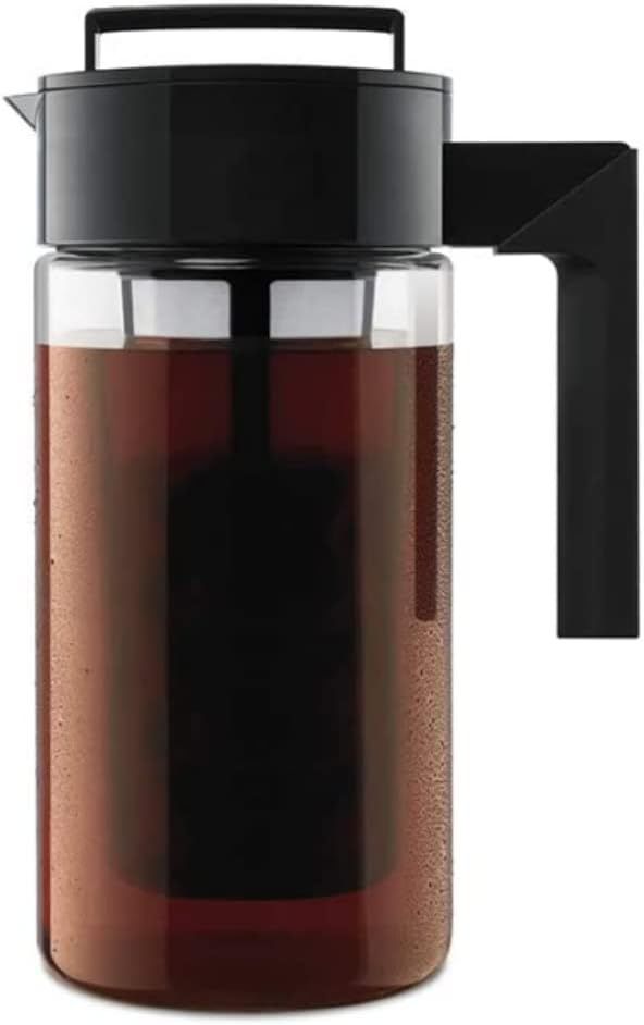 Takeya Patented Deluxe Cold Brew Iced Coffee Maker, 1 Quart, Black | Amazon (US)
