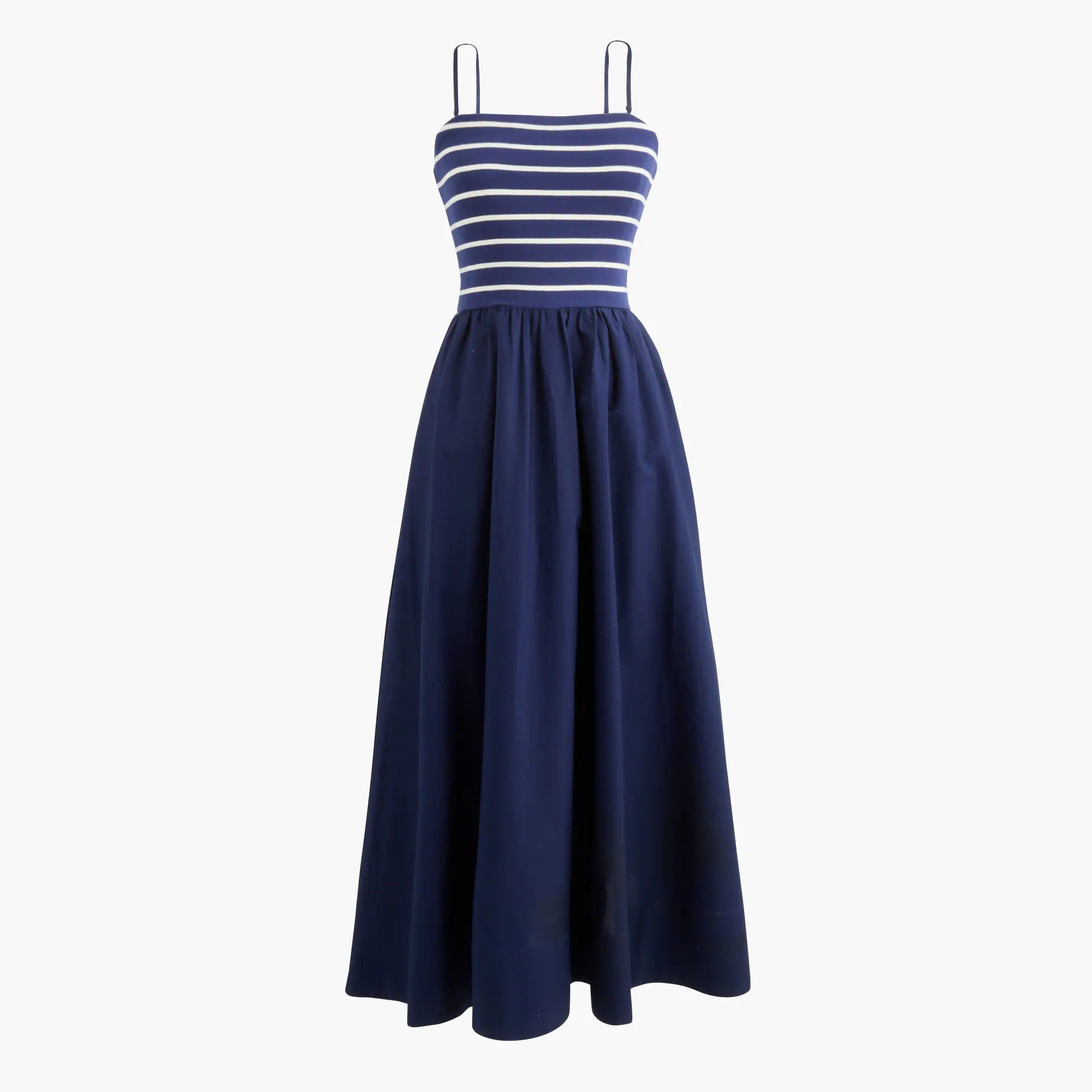 Mixed-media midi dress | J.Crew Factory