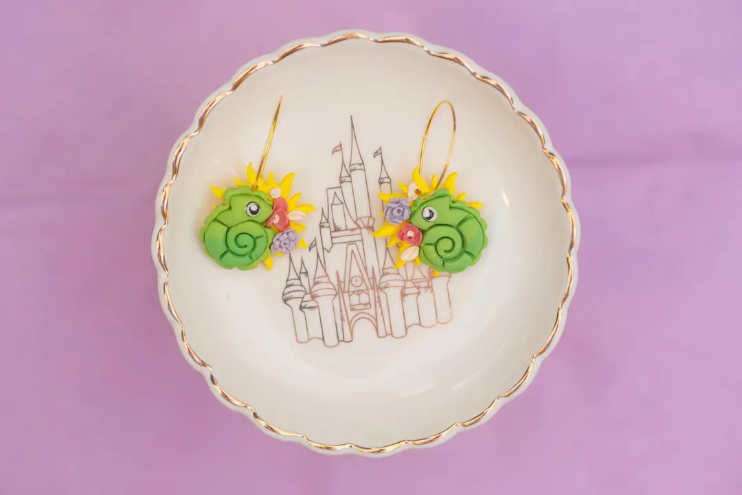 Pascal Hoop Earrings| Rapunzel Sidekick | Tangled Inspired - Etsy | Etsy (US)