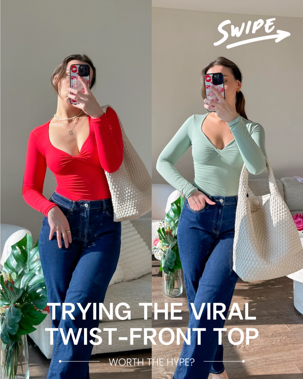 As y’all know, I love trying new basic tops (especially when they’re comfy, trendy, and affordable!). This one in particular from Amazon (Qinsen brand) is a new release that’s already selling super fast! I had to give it a try and can see why it’s worth the hype 🥹♥️
 THE DEETS: • Double-lined, thick fabric (so bra is optional, depending on your comfort level. I wore sticky Nippie covers underneath for a lowkey look) • 80% Nylon, 20% Spandex • Comes in sizes XS - L • Comes in colors black, brown, beige, red, green
 It’s giving Skims for a fraction of the price! Definitely give it a try and lmk what you think. I got a size small and while the fit is meant to be fitted and tight (like a bodysuit), I think it ran true to size. It stretches quite a bit, and offers a lot of support in the bust while snatching your waist ♥️
 My rating: 9/10 Pretty much perfect but would love to see more colors offered, as well as an expanded size range 🥰 
#basictops #amazonfashion #fashionfinds  

#LTKStyleTip #LTKFindsUnder50 #LTKSeasonal