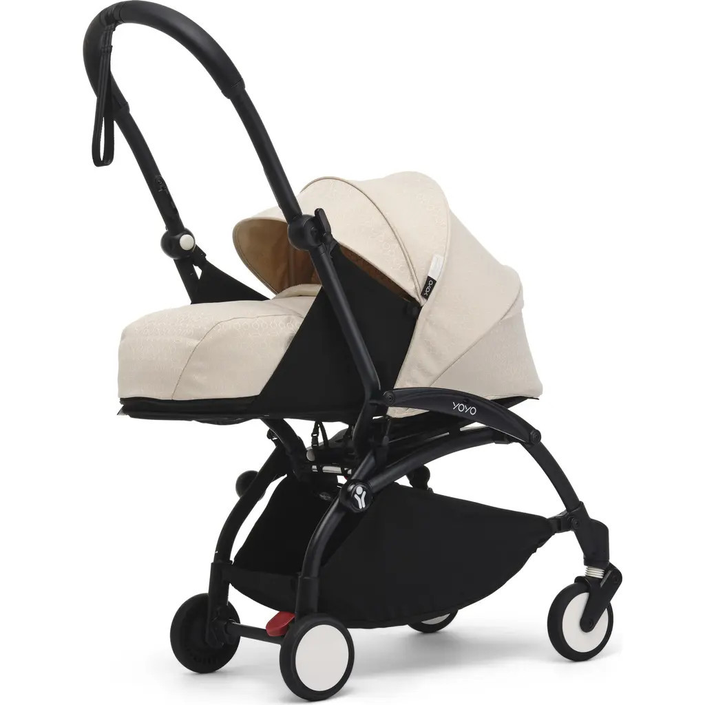 Stokke x Bonpoint 0+ YOYO² Stroller Seat Cushion & Extended Canopy in Bonpoint Beige at Nordstrom | Nordstrom