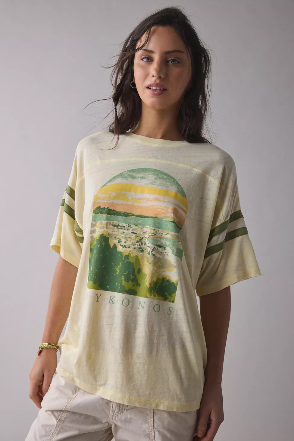 BDG Rowan Mykonos Graphic Oversized Tee | Urban Outfitters (US and RoW)
