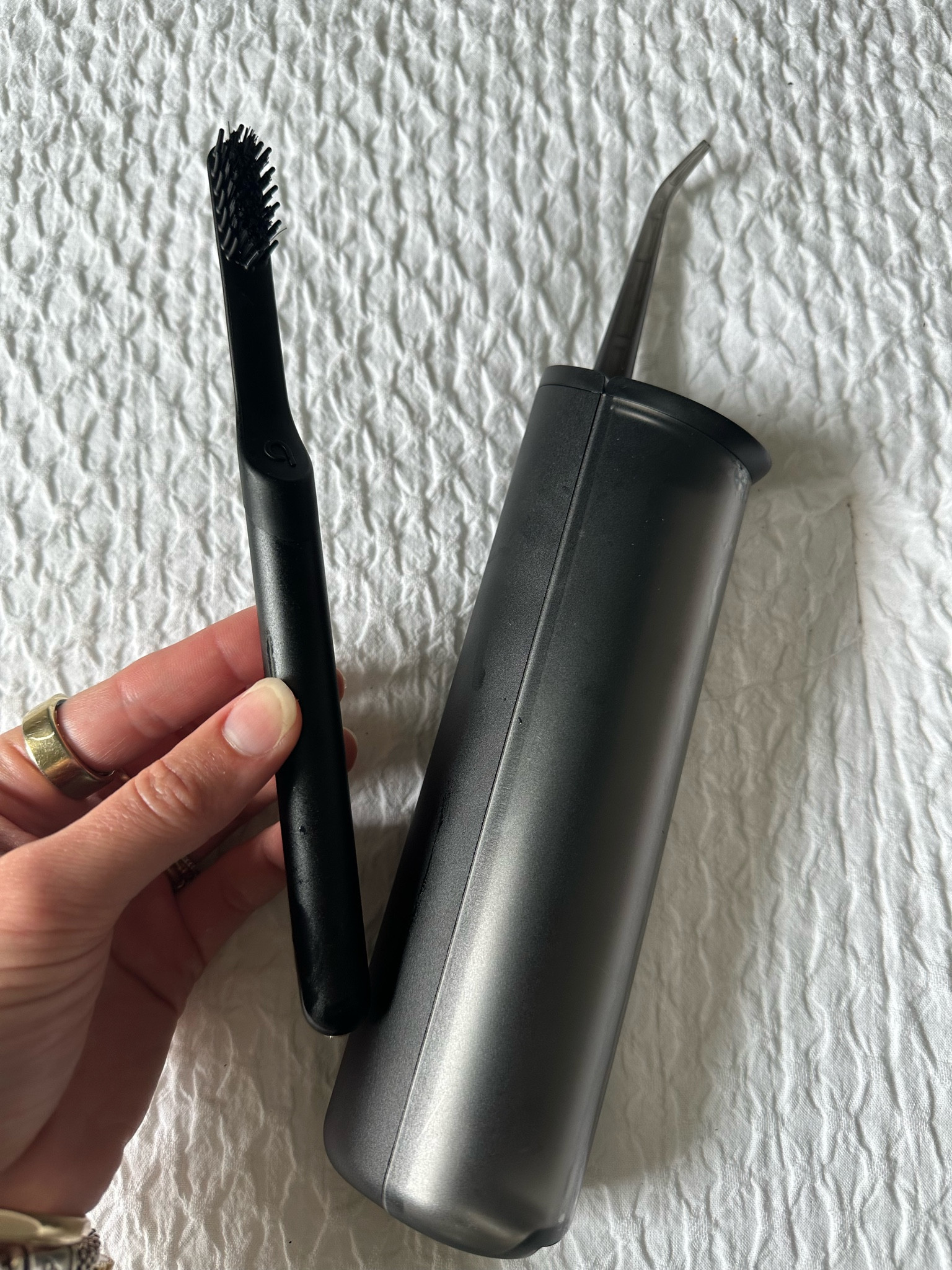 Quip. #ad #quip toothbrush. Smart toothbrush. Electric toothbrush. Oral care. Lifestyle. Skincare. Health. Water flosser. Travel  

#LTKU #LTKtravel #LTKbeauty