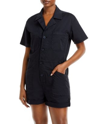 Parker Short Sleeve Romper | Bloomingdale's (US)