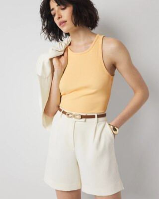 WHBM FORME™ Ribbed Stretch Tank | White House Black Market