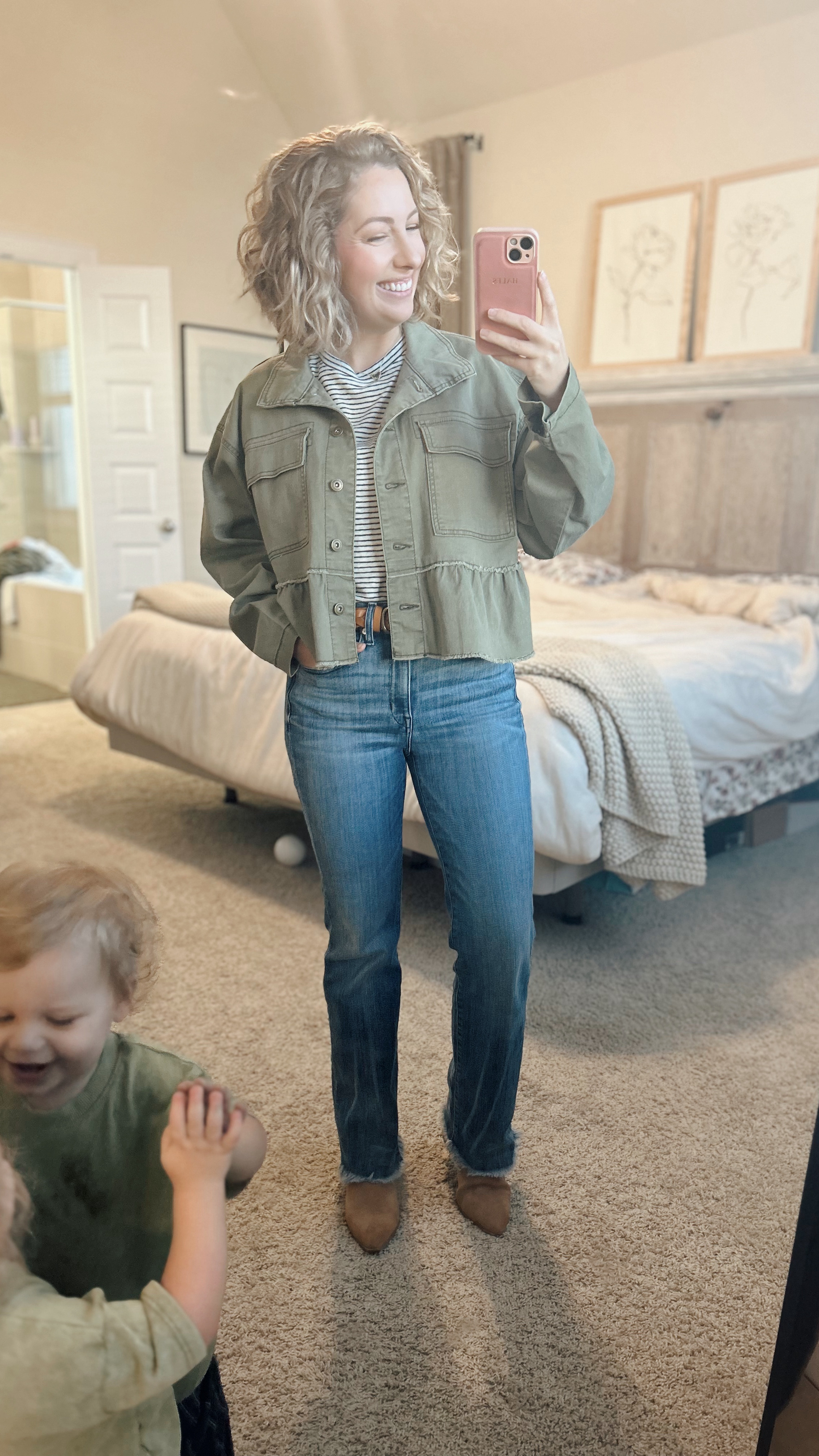 Wednesday OOTD! 
26 in AYR denim 
XS in jacket 
XS in T-shirt 

#LTKFindsUnder50 #LTKPetite #LTKStyleTip
