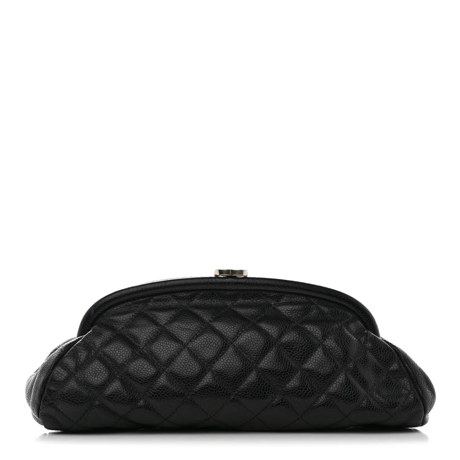 Caviar Quilted Timeless Clutch Black | FASHIONPHILE (US)