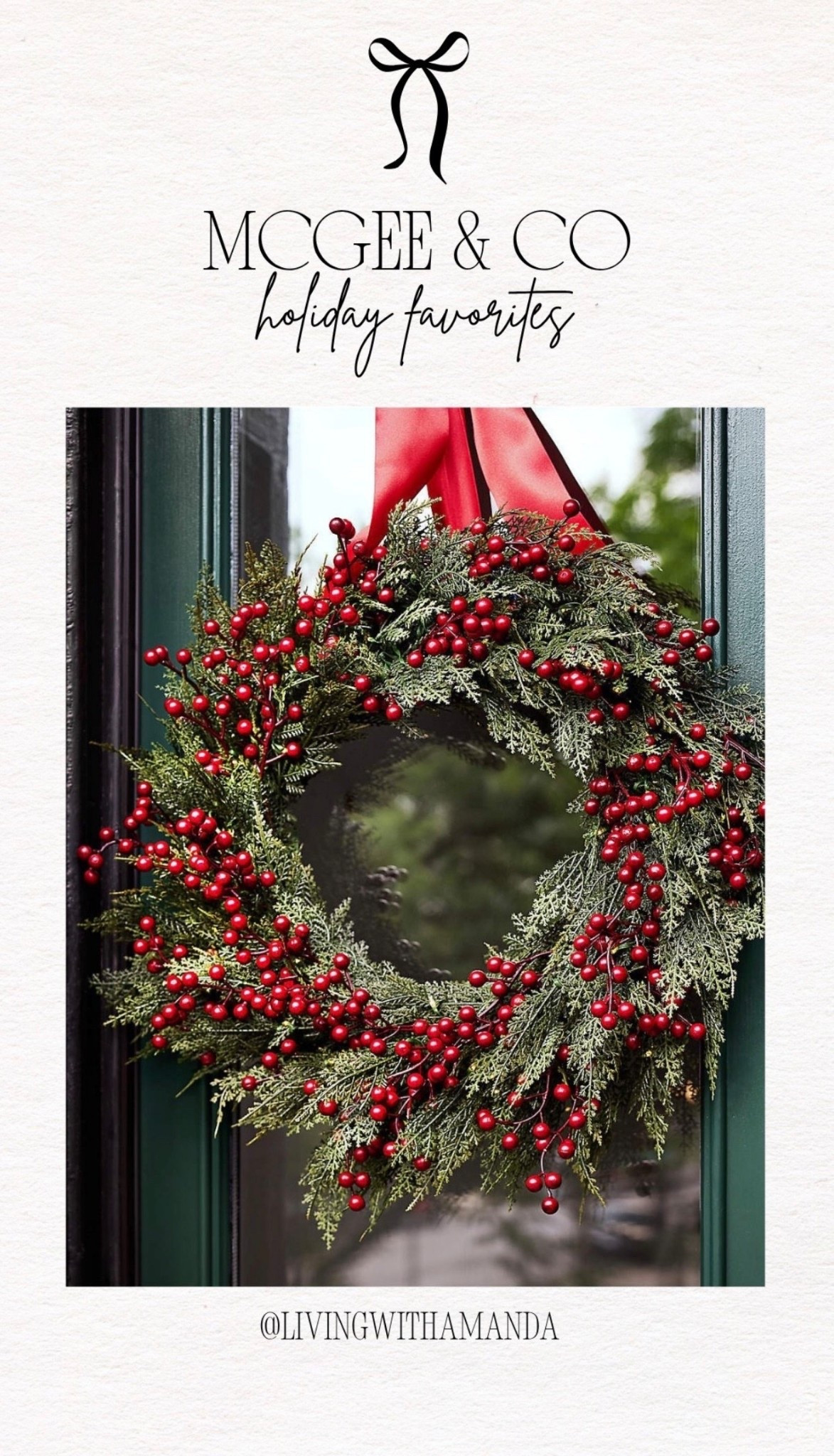 ✨ Holiday Favorites from McGee & Co ✨

It’s that magical time of year again, and I’m obsessed with everything McGee & Co is offering to make your home feel warm, festive, and oh-so-inviting. From holiday wreaths that greet your guests with charm, to stockings that add a personal touch above the mantel, every detail matters. I’m loving their faux trees that look incredibly realistic (without the mess!), ornaments that feel timeless and special, and garlands that bring cozy texture and elegance to any space.

Whether you’re styling a full holiday tablescape, decorating a small entryway, or simply adding a few festive touches, McGee & Co has all the little things that make your home feel extra magical this season. I love curating pieces that are both classic and playful, so each corner of your home tells a story of warmth, family, and celebration.

💫 Pro tip: Mix traditional elements like rich greenery and brass accents with modern touches like minimalist ornaments and soft lighting—it keeps your holiday decor fresh and cozy.

Which of these holiday favorites would you pick first for your home? 🎄

#McGeeAndCo #HolidayDecor #ChristmasDecor #HomeForTheHolidays #Wreaths #Stockings #FauxTree #Ornaments #Garland #CozyHome #FestiveStyle #DecorInspo #HolidayVibes #ChristmasMagic
@mcgeeandco

#LTKHome #LTKHoliday #LTKSeasonal

#LTKGiftGuide #LTKHome #LTKHoliday

#LTKGiftGuide #LTKHoliday #LTKSeasonal

#LTKSaleAlert #LTKHoliday #LTKGiftGuide