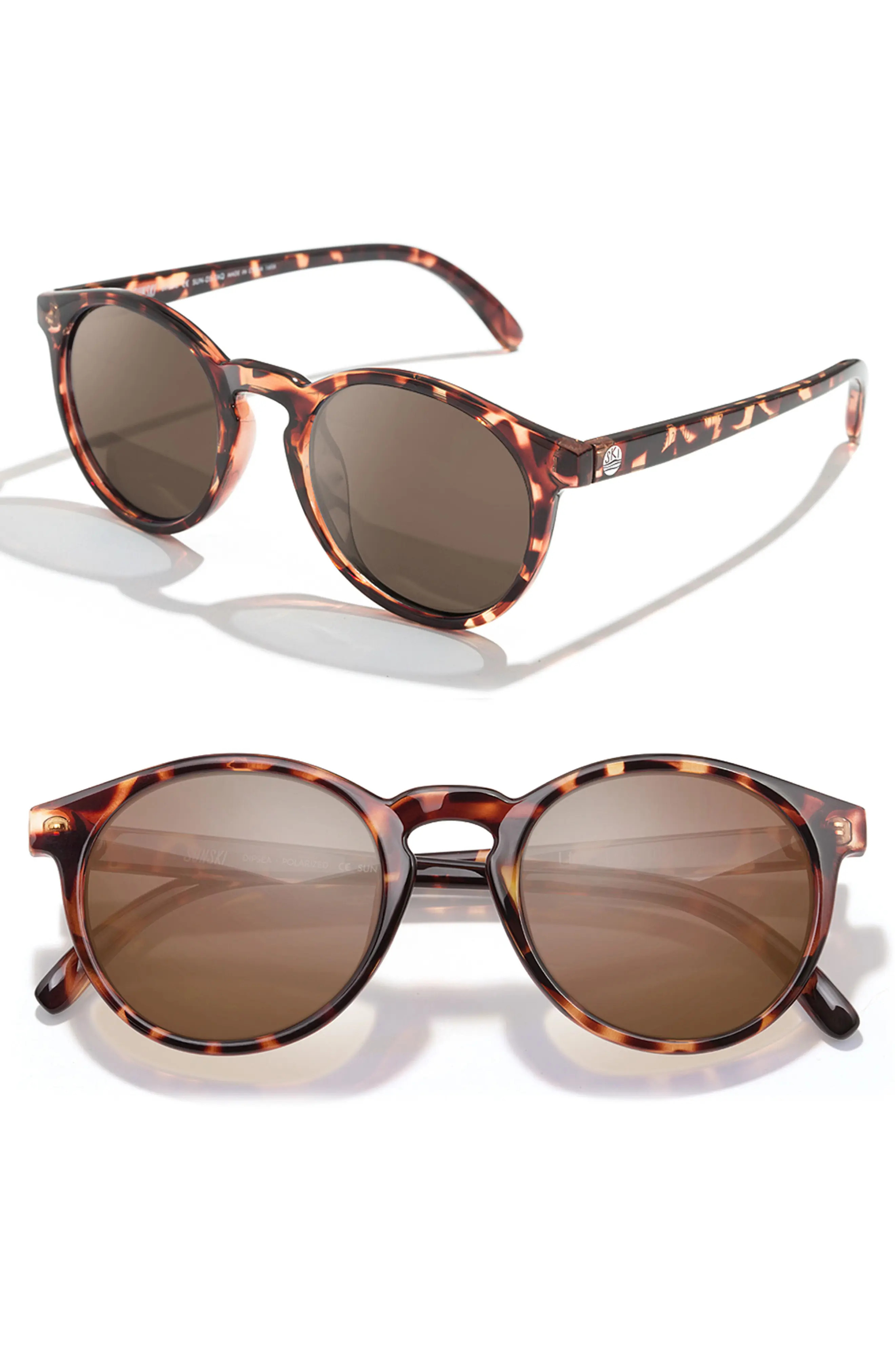 Sunski Dipsea 48mm Polarized Sunglasses - Tortoise Amber | Nordstrom