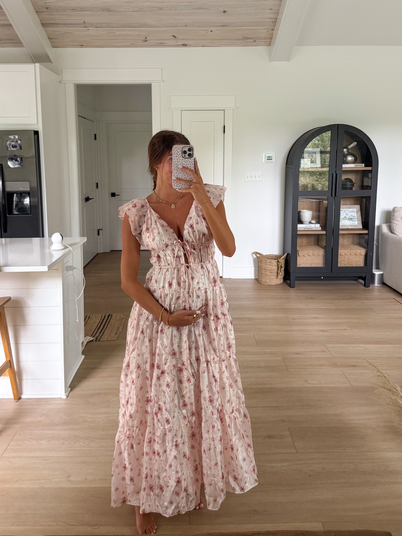 baby shower dress as a first time girl mom🌸✨ love the ruffles and details! Wearing size M for the growing bump:) 

mom to be, first time mom, bumpfit, bump friendly outfit, bump fashion, pregnancy style, maternity dress, summer outfit, vacation outfit, Easter dress, spring style trends, puff sleeve, girl mom

#LTKBaby #LTKBump #LTKSeasonal