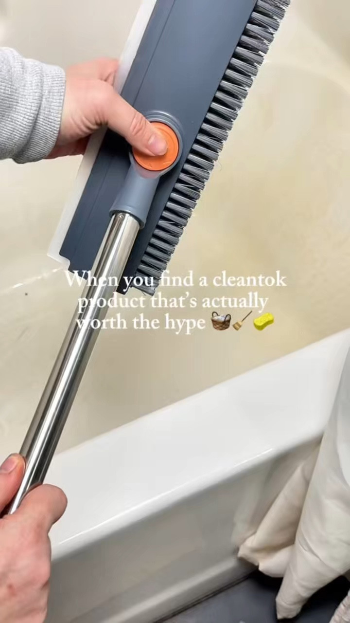 The easiest way to scrub your bathroom and floors. #cleaning #floorcleaning 

#LTKdayinmylife #LTKmomlife #LTKHome