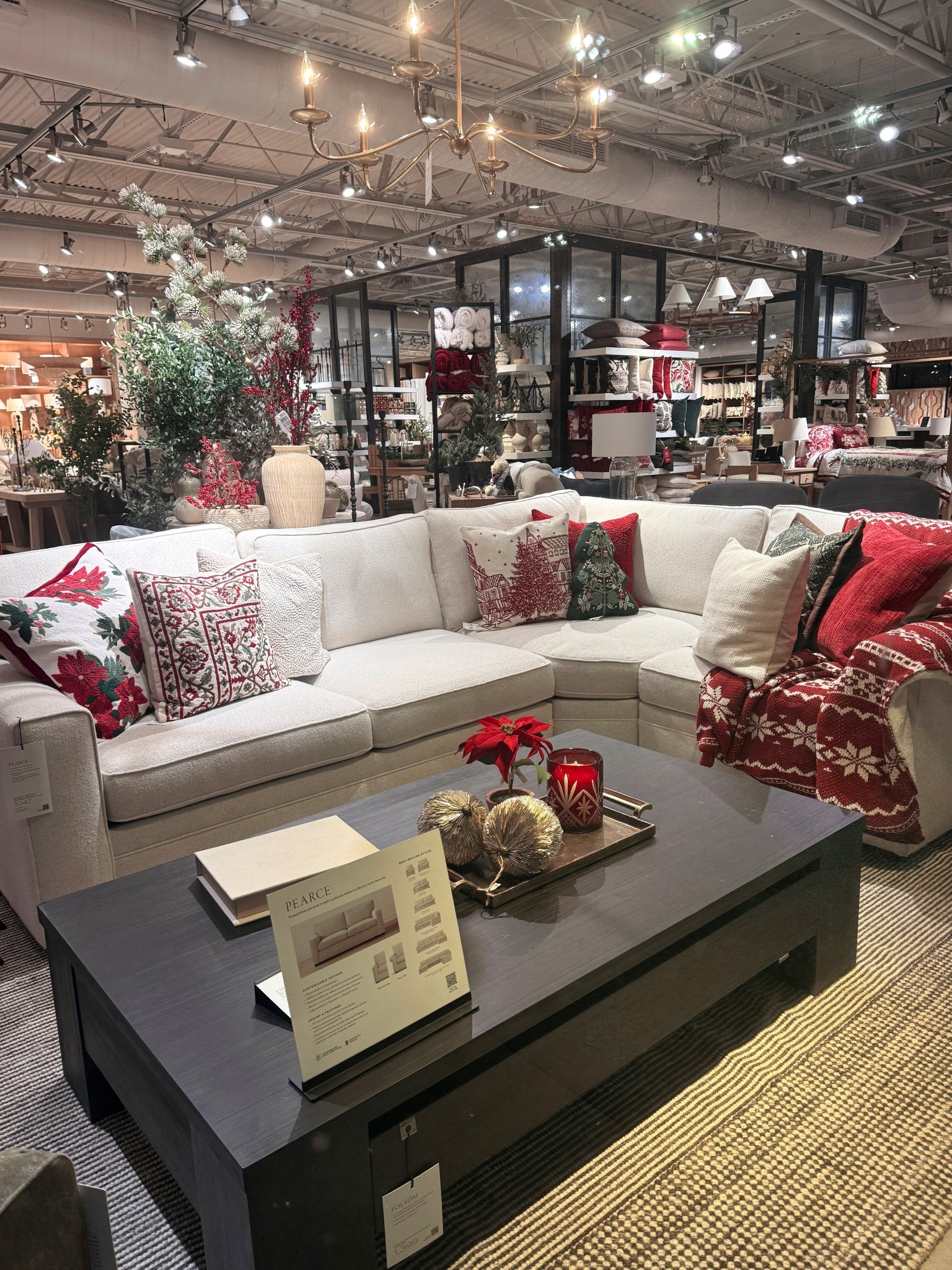 Holiday living room inspo! 🎅🏻 Cozy textures, warm neutrals, and festive Christmas accents — all styled to bring a little seasonal magic into your space!🎄 So many Pottery Barn pieces are on sale right now, from furniture to décor, and I linked everything to help you recreate the look! ❤️ #HolidayHome #LivingRoomInspo #PotteryBarn

#LTKSaleAlert #LTKHome #LTKHoliday