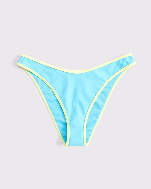 Women's High-Leg Cheeky Bottom | Women's Swimwear | Abercrombie.com | Abercrombie & Fitch (US)