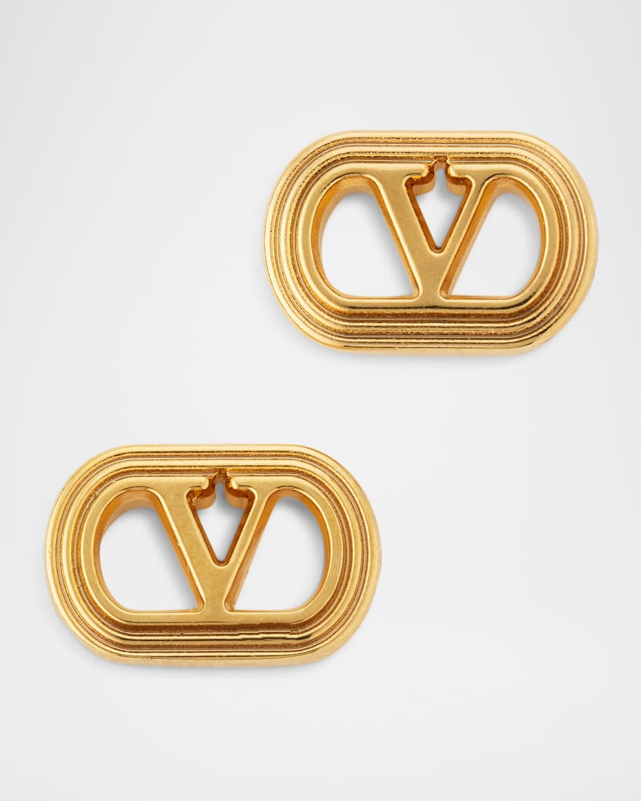 Valentino Garavani Ovalette Stud Earrings | Neiman Marcus
