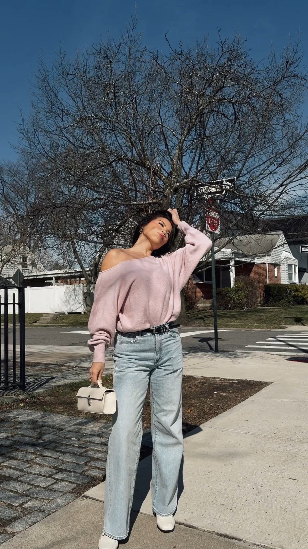 When in doubt for a daytime running errands outfit - my go to is a Sweater, fav pair of jeans and loafers !!

My loafers are old and called the Patricia loafers from Larroude. I’ve seen some sizes on Depop and poshmark but have linked alternatives! I think if I could go back in time I would opt for an off white mule or an ecru loafer where the back can be folded into a mule 🤣 this style is versatile for summer into fall bc it’s currently 65 degrees in NY and my feet are sweating in my loafers atm🤣

#LTKgrwm #LTKootd #LTKdayinmylife
