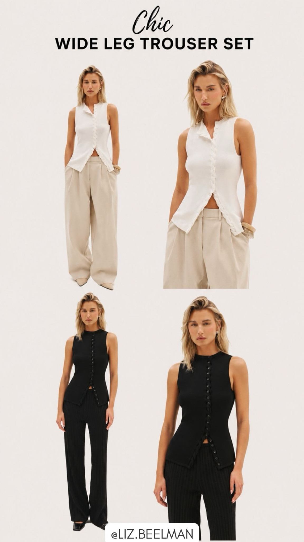 Chic Wide Leg Trouser 

#chic #trouser #minimal 