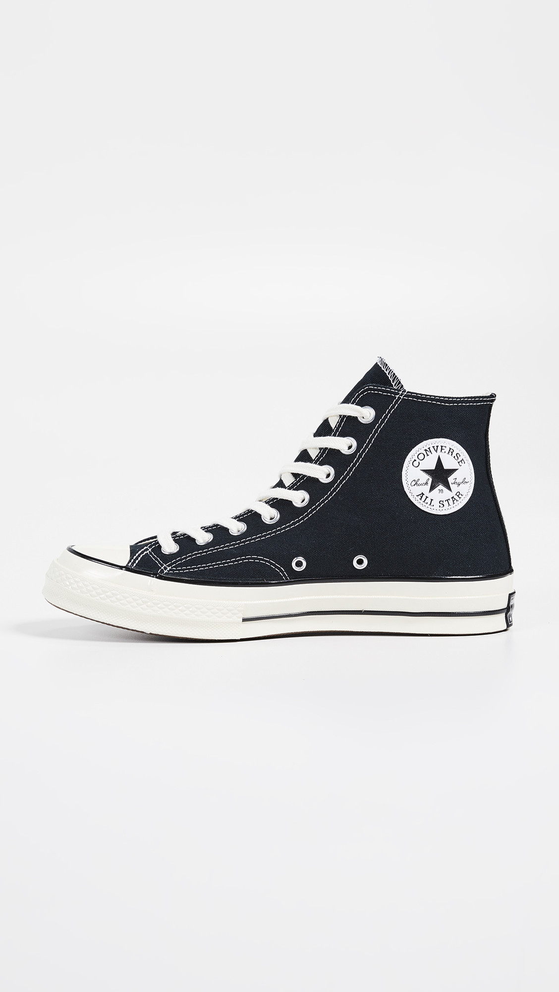 Converse All Star '70s High Top Unisex Sneakers Black M 10.5 | Shopbop