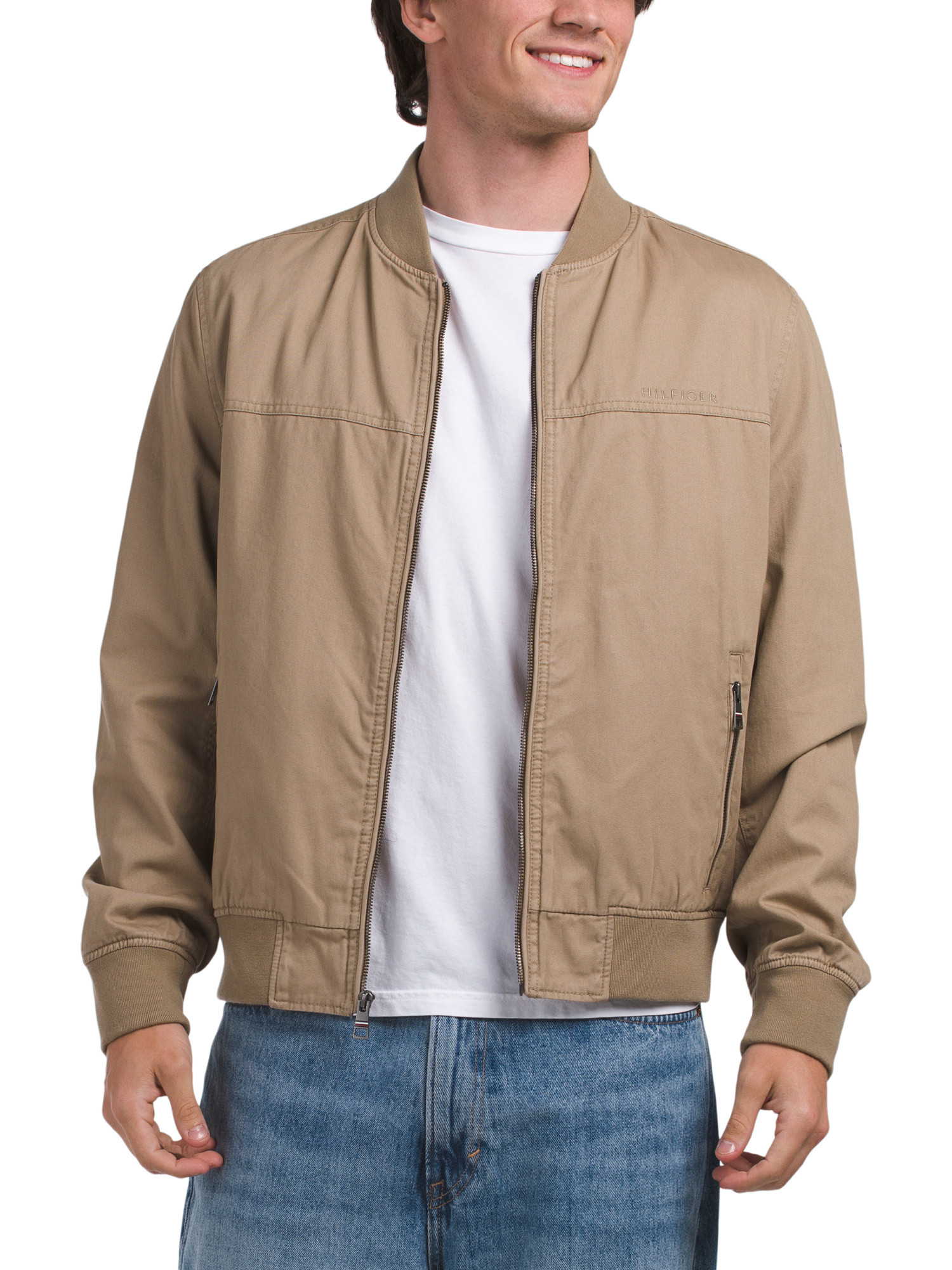 Washed Cotton Chester Bomber Jacket | TJ Maxx