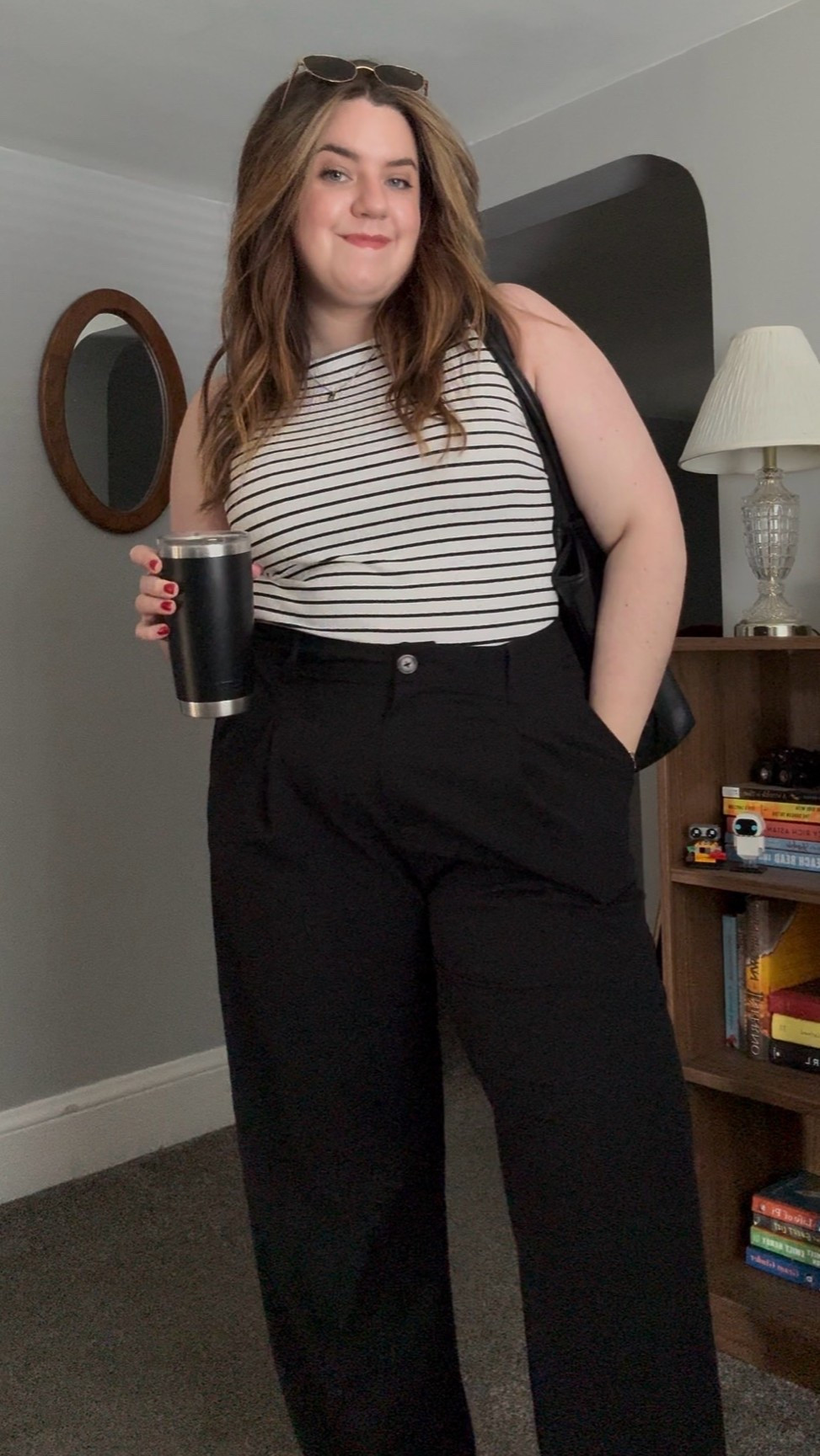 The top is from @Marshalls and the pants are the Wilde Fable line at @Target. I couldn’t find the exact but linked similar!

#LTKootd #LTKMidsize #LTKPlusSize