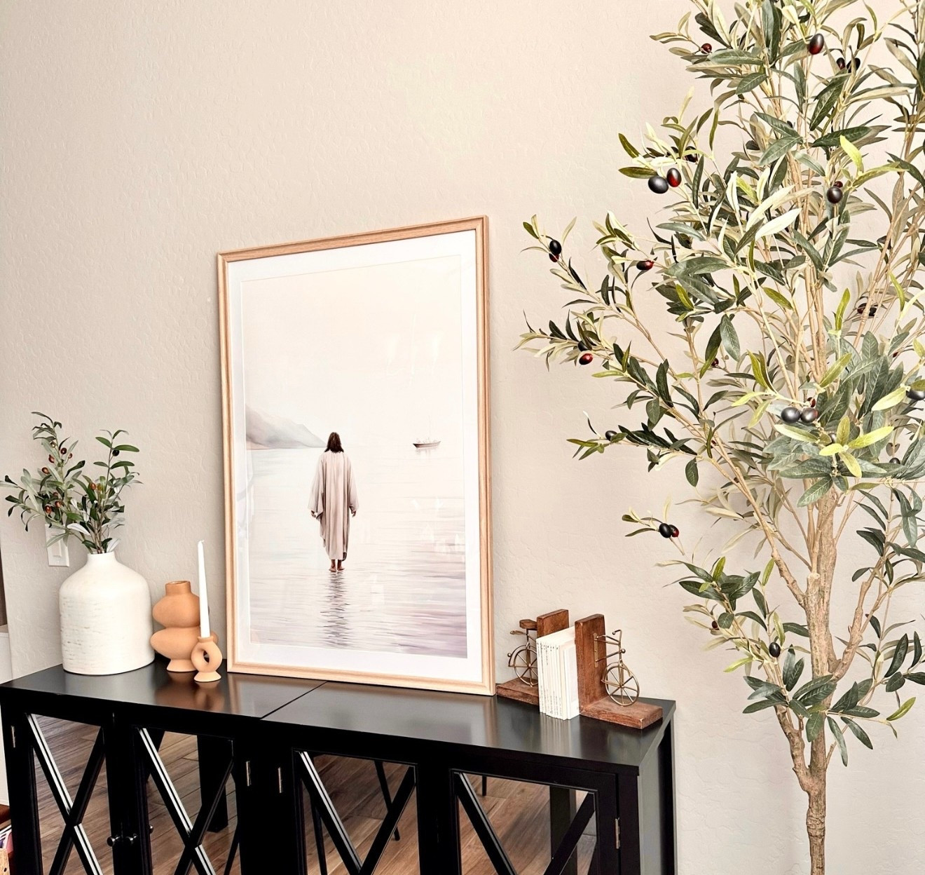 Beautiful “Jesus walking on water” print from Etsy. The frame is from Target. I linked similar ones, in case mine sells out. 
🤍Subscribe to our post alerts to get notified when we post! Just Tap the bell icon on your LTK Shop. Thank you for being here!




#LTKFindsUnder50 

#LTKSpringSale #LTKSeasonal #LTKHome