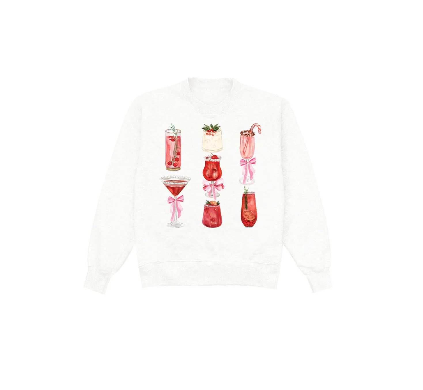 Martinis and Bows Crewneck Sweatshirt | Slater Vintage