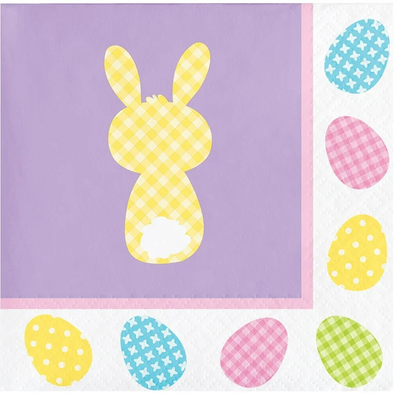 Cottontails Easter Bunny 16 Ct Beverage Paper Napkins Peeps | Walmart (US)