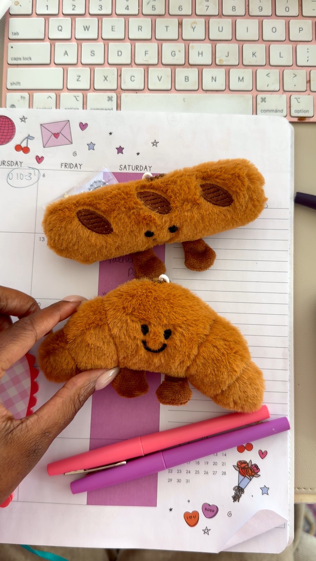 Baguette and croissant bag charms 

#LTKValentine #LTKmomlife #LTKKids