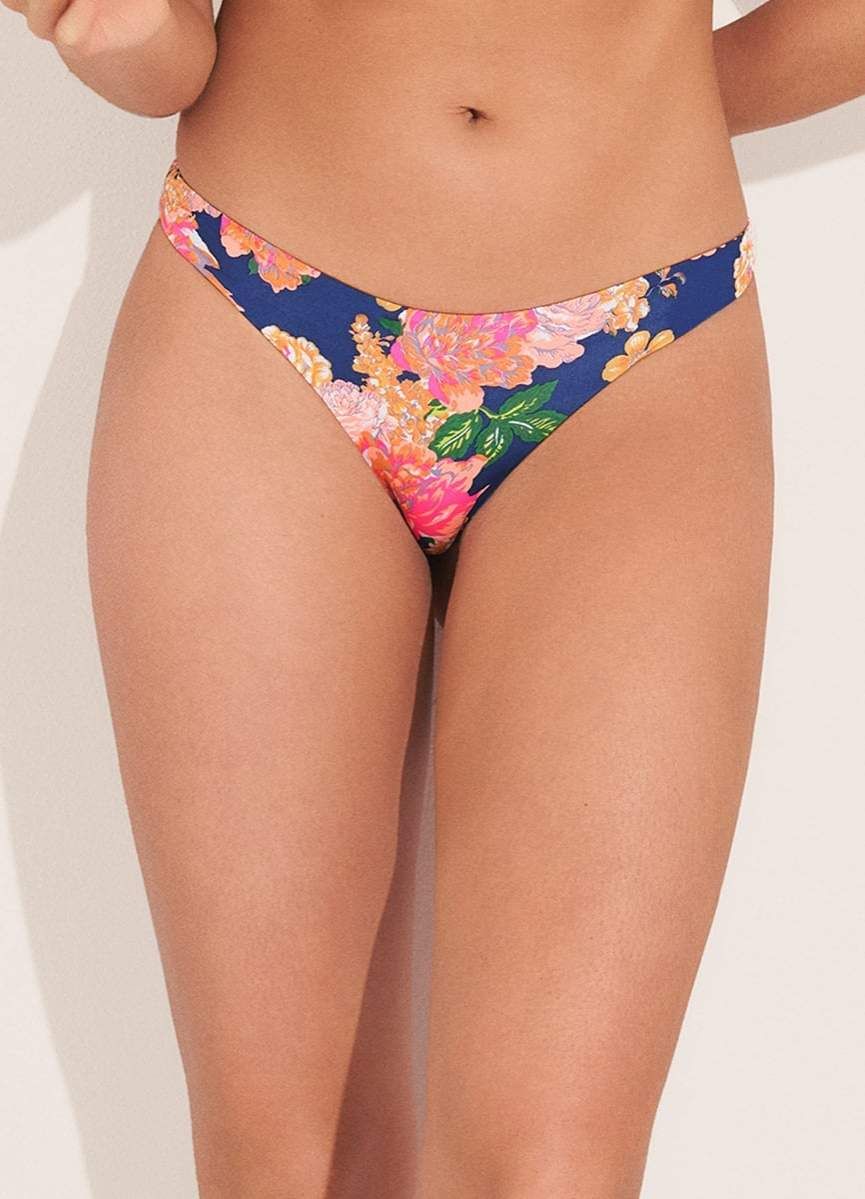 Maaji Peony Flirt Thin Side Bikini Bottom | Maaji