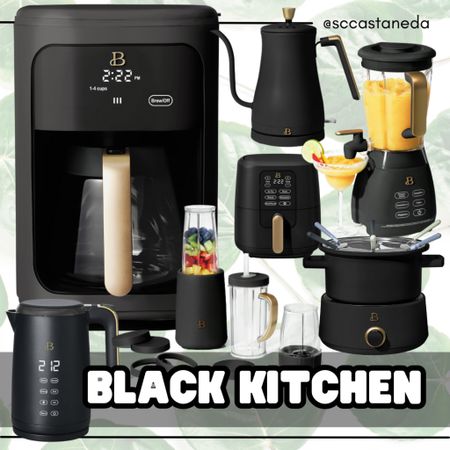 Black Kitchen Appliances 🖤✨

Ice cream maker, margarita machine, fondue pot, water kettle, air fryer, blender, and touch screen coffee maker 

#LTKhome #LTKGiftGuide #LTKFind