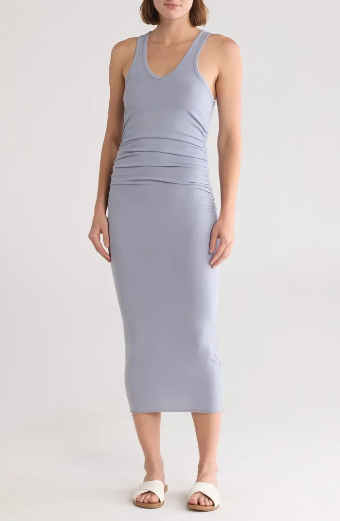 Racerback Ruched Midi Dress | Nordstrom Rack