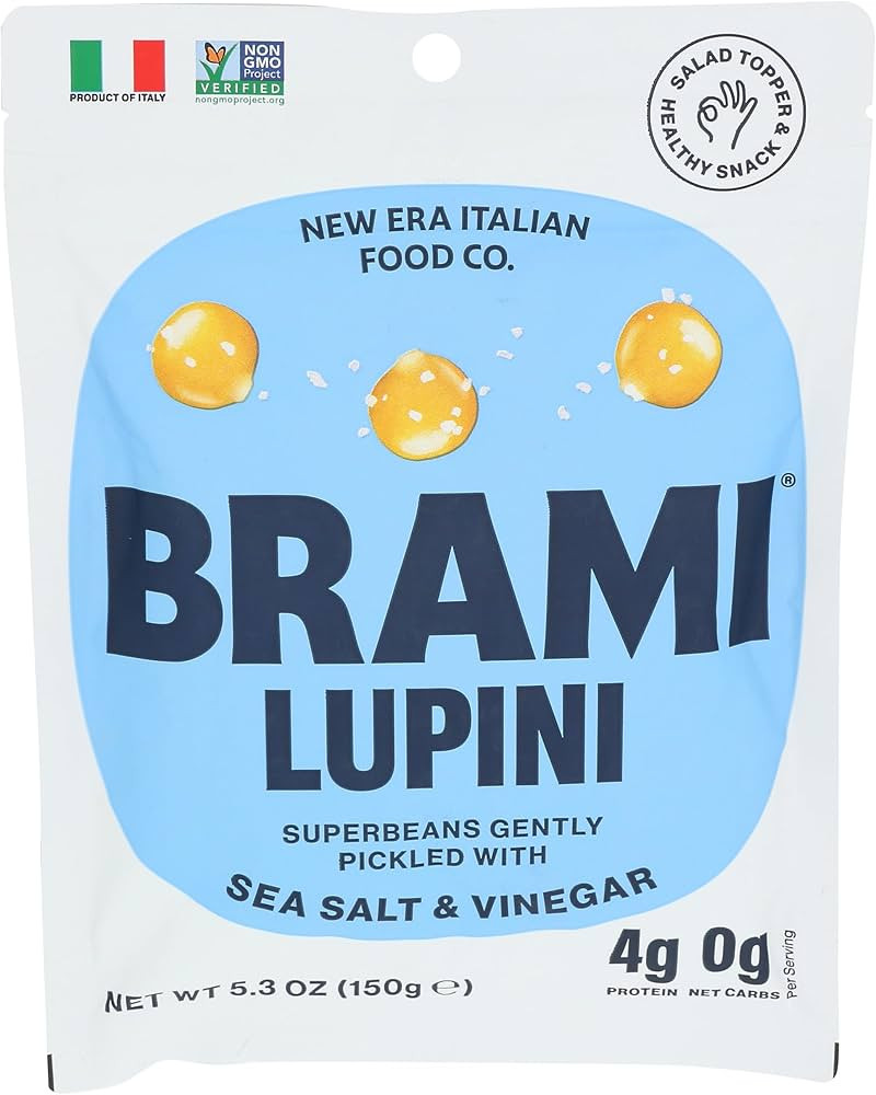 Brami Lupini Snack Bean Sea Salt, 5.3 oz | Amazon (US)