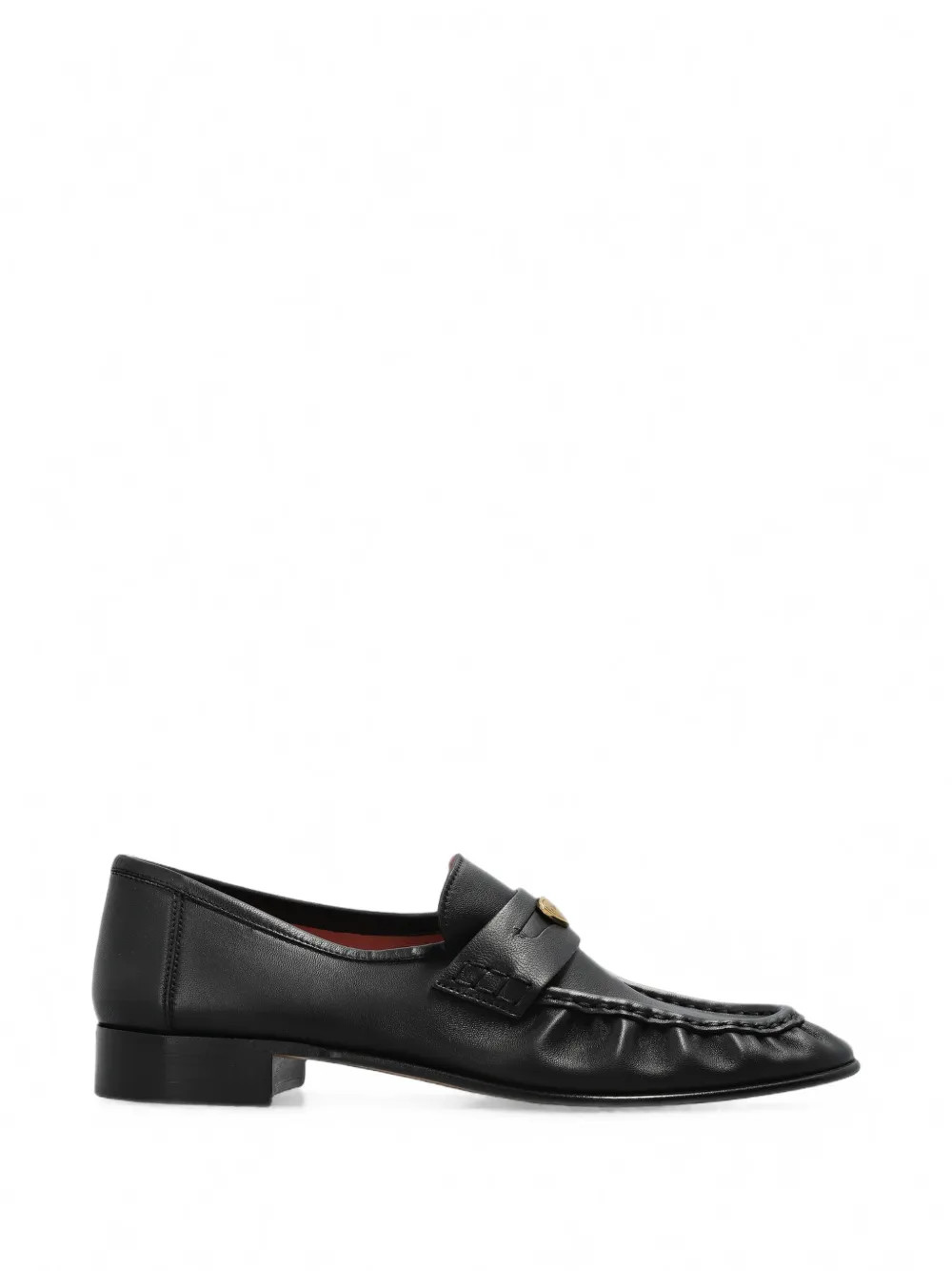 Letti heart-motif leather loafers | Farfetch Global