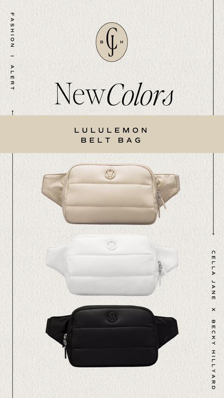New Lululemon belt bag - just in time for Christmas. Great gift idea for her! 