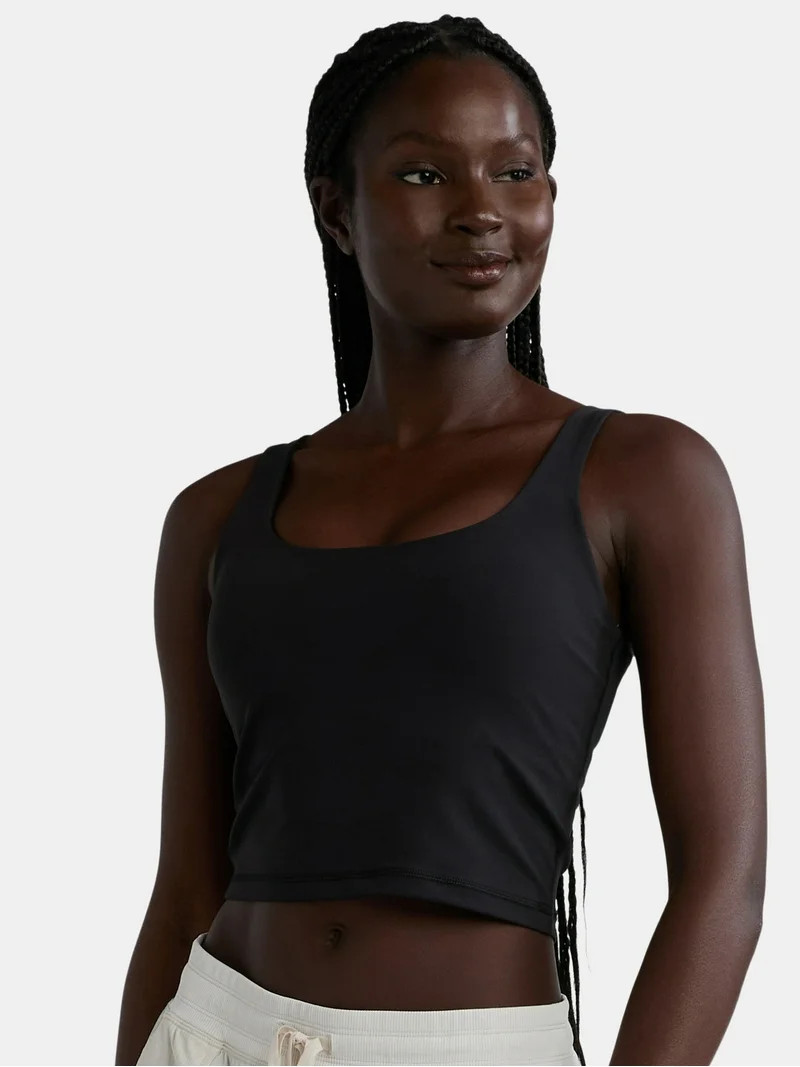 Avia Women's and Women's SoftSculpt Longline Sports Bra, Sizes XS-4X | Walmart (US)